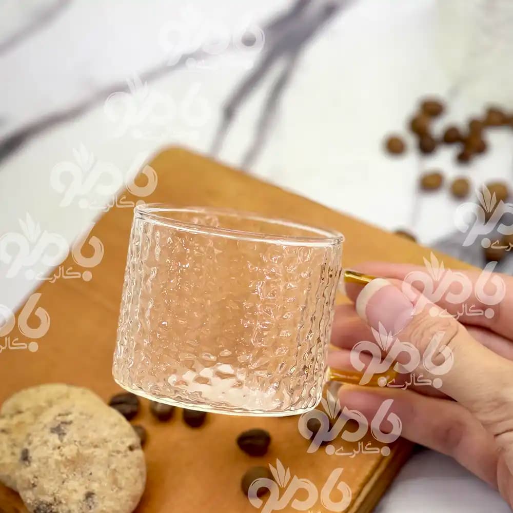 شات پیرکس برفی دسته رنگی B330