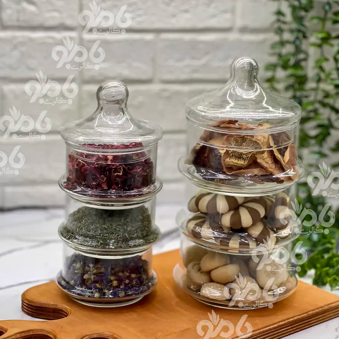 برج تنقلات شیشه ای 3 طبقه کلاسیک