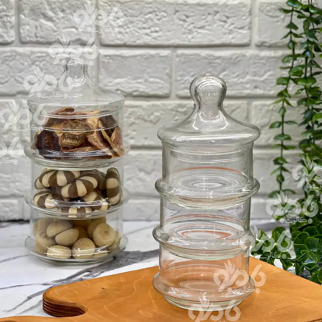 برج تنقلات شیشه ای 3 طبقه کلاسیک — تصویر ۳