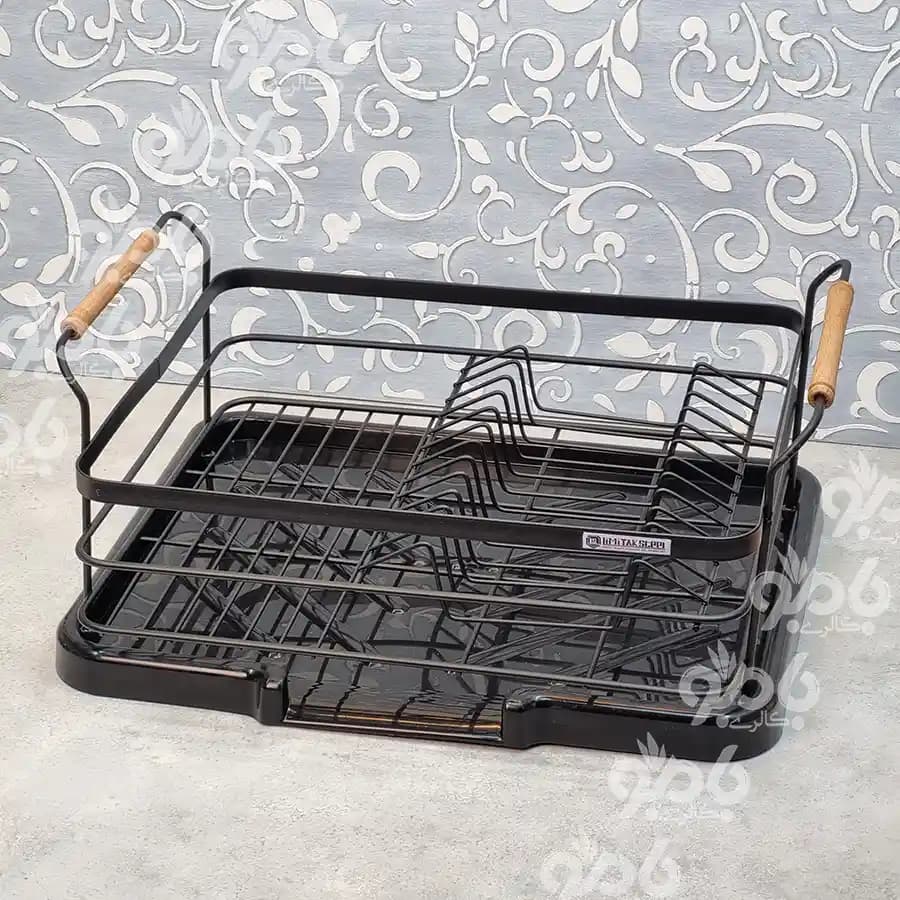 آبچکان فلزی مشکی صبا لیمیتاک 1طبقه ساده — تصویر ۴