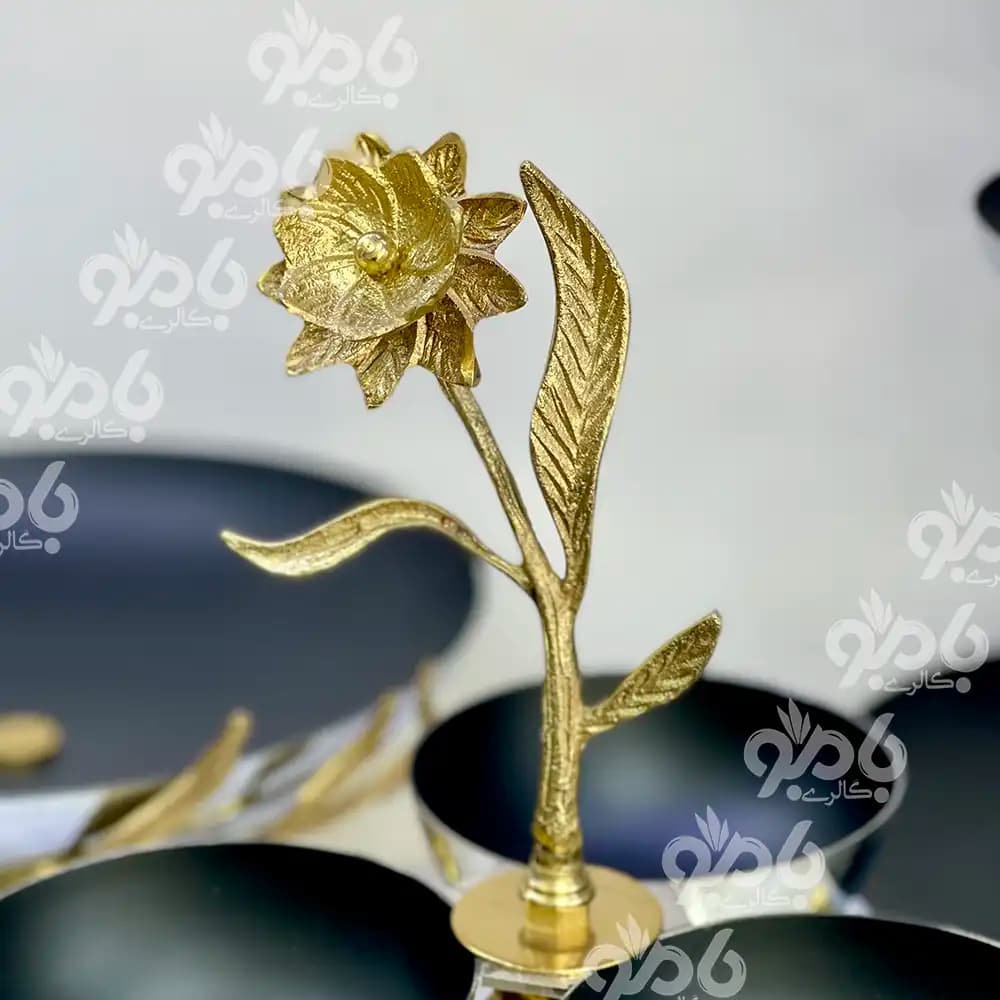 سرویس پذیرایی 5تکه فلزی نرگس 780/31 — تصویر ۳
