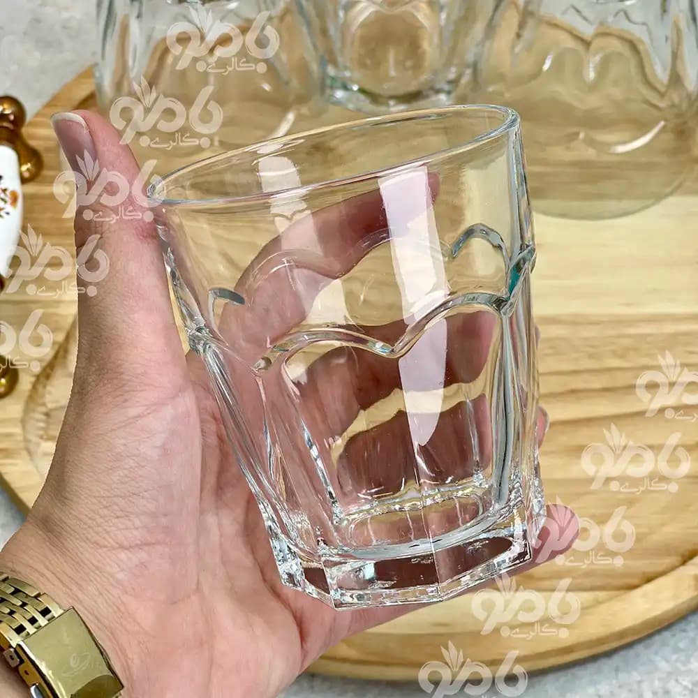 لیوان شیشه ای بلند آپادانا زنگان