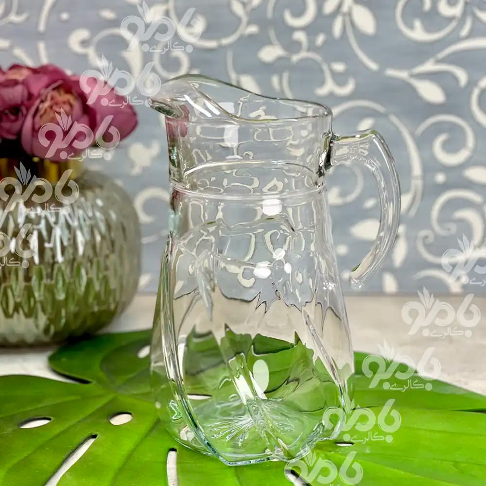 پارچ شیشه ای الینور لب ساده