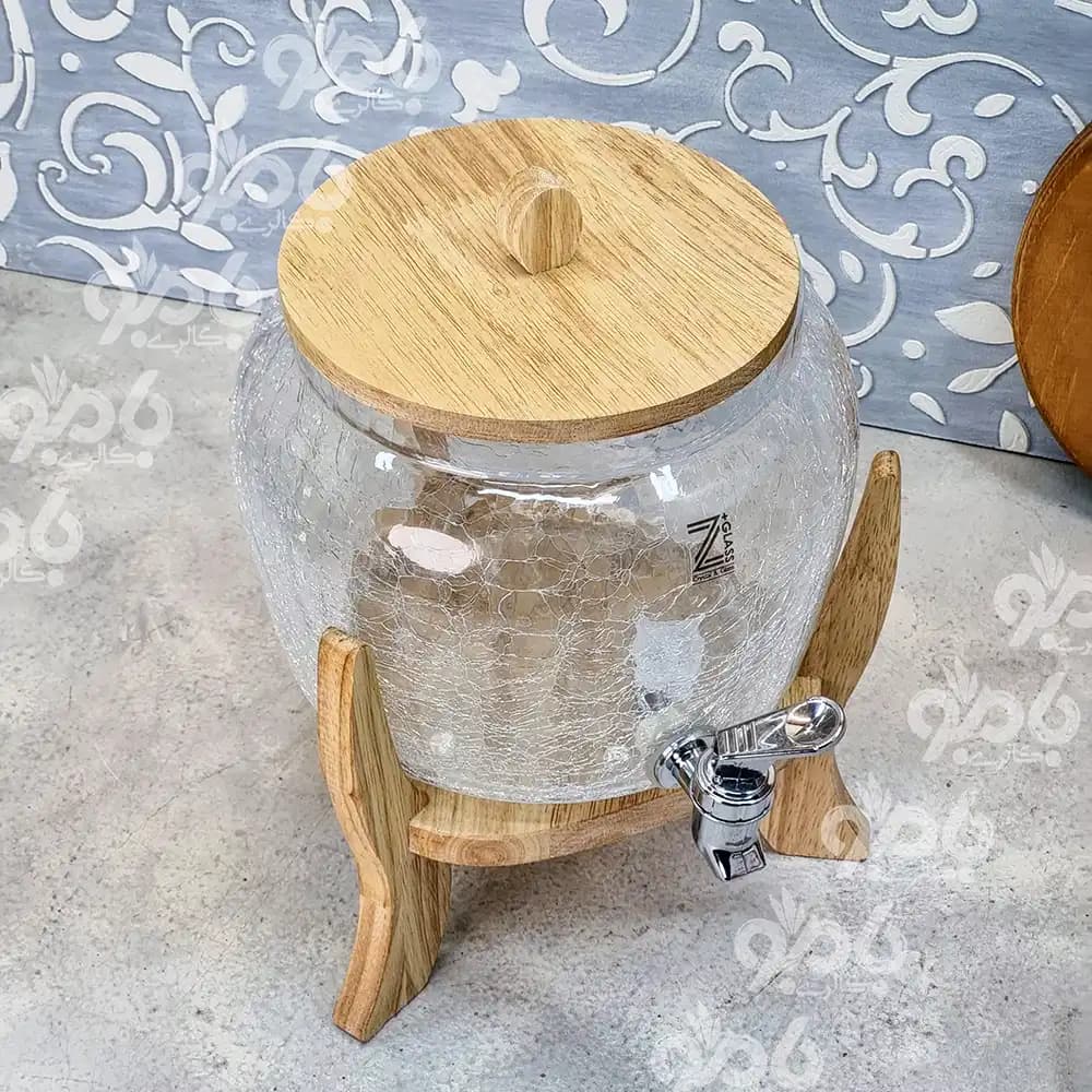 کلمن 1طبقه Z چوب جدید شیشه ای اولگا الماس — تصویر ۳