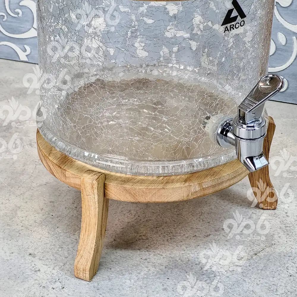 کلمن شربت چوب شیشه 1طبقه آرکو الماس — تصویر ۳