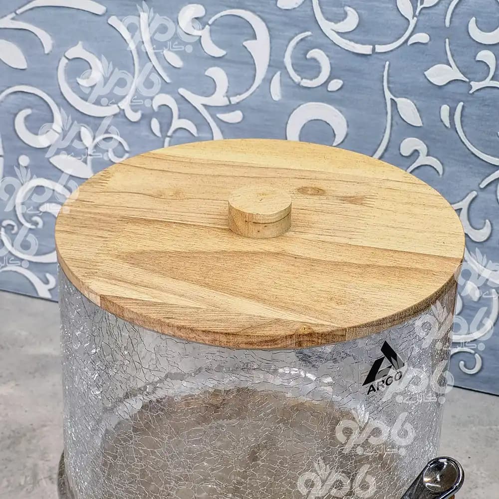 کلمن شربت چوب شیشه 1طبقه آرکو الماس — تصویر ۲