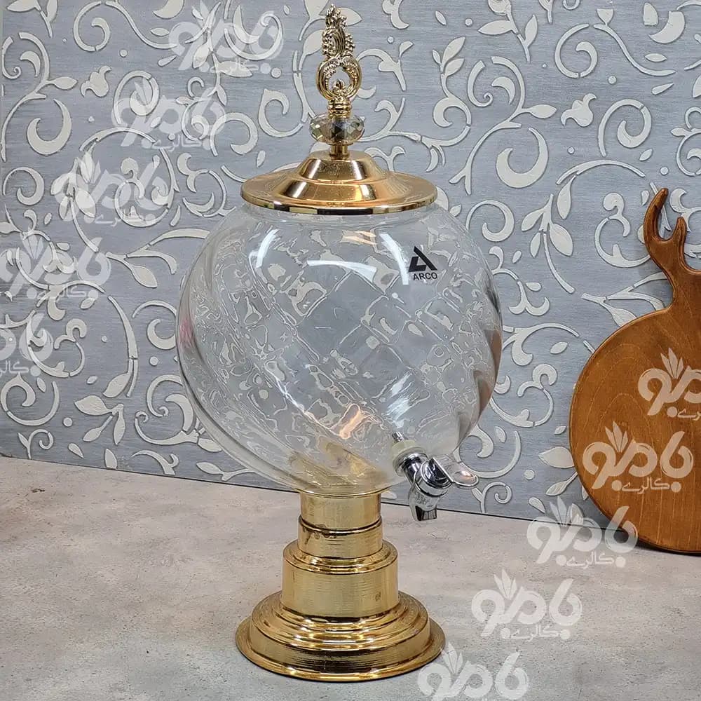 کلمن شیشه ای لیام پایه فلزی ساده
