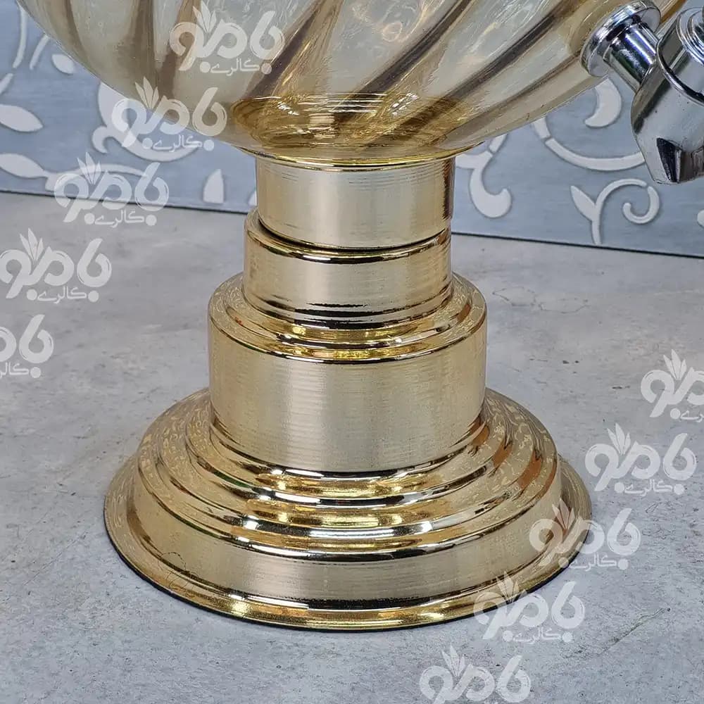 کلمن شیشه ای لیام پایه فلزی شامپاین — تصویر ۴
