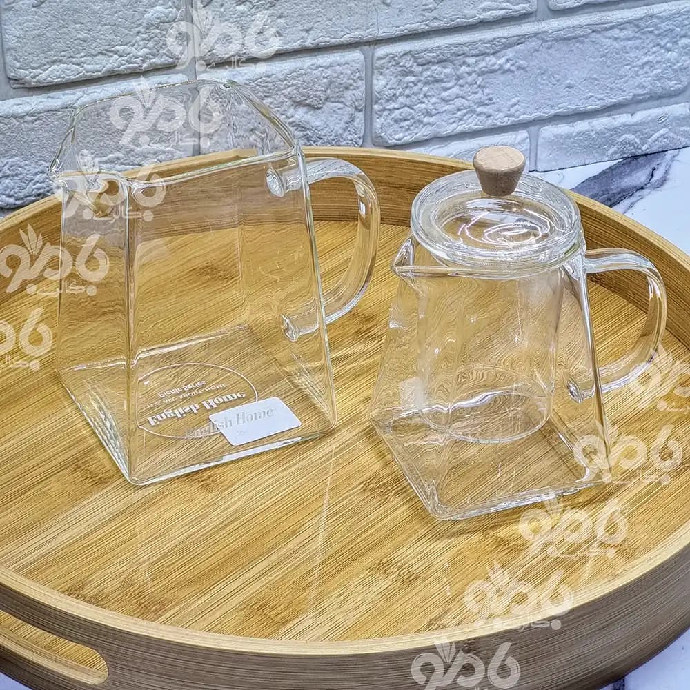 ست کتری و قوری پیرکس کف مربع48 — تصویر ۲