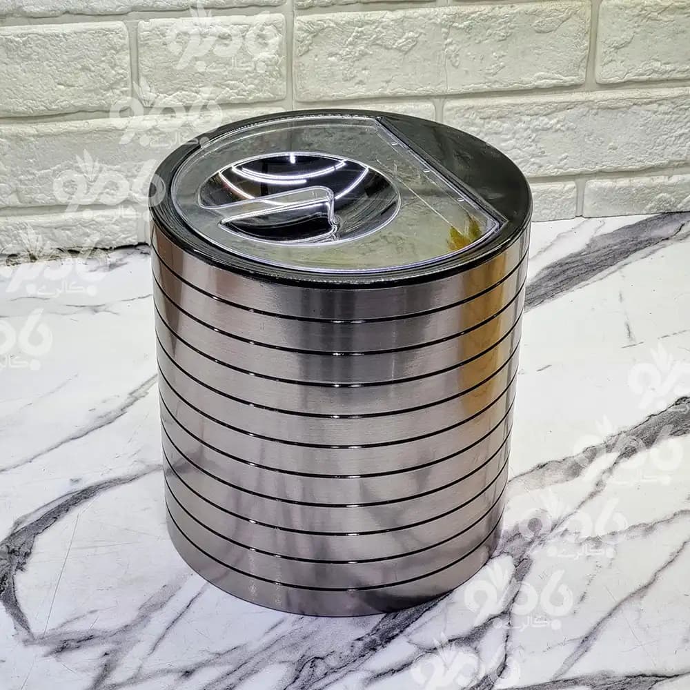 باکس جای قند و شکر بازن 6039 سیلور