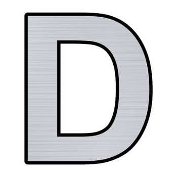 تابلو راهنما مدل حروف D