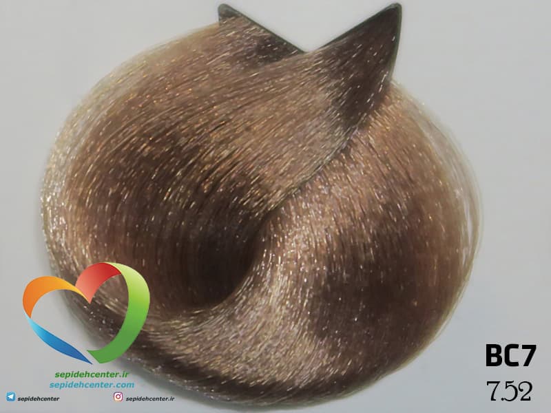 رنگ موی ترام کالر traum color بلوند بیسکوئیتی متوسط BC7- 7.52