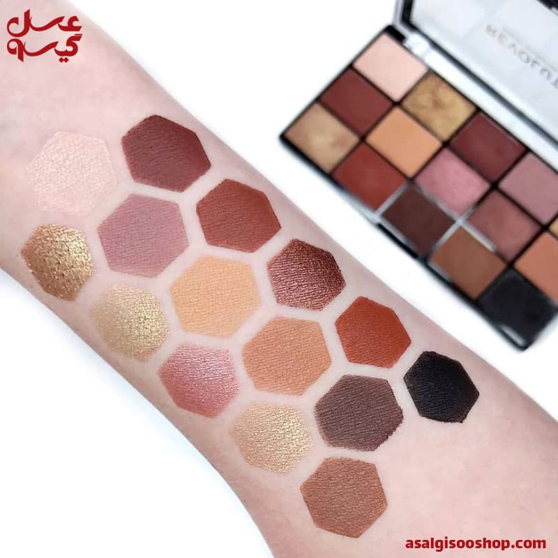پالت سایه چشم رولوشن مدل revolution velvet rose-کد1537 — تصویر ۳