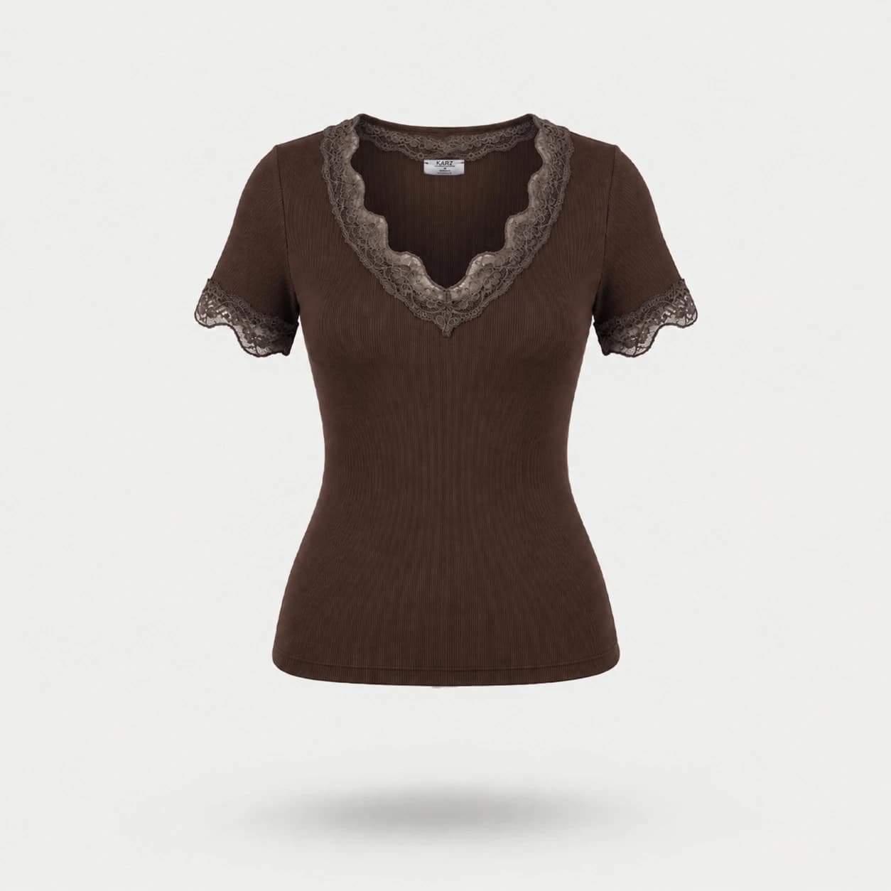 تيشرت يقه گيپوري مدل T002