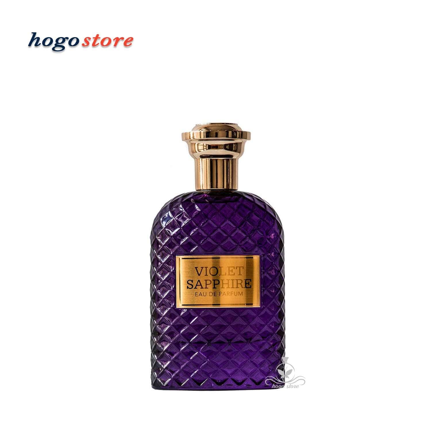 ادکلن ویولت سفیر (ساپفیر) زنانه فراگرنس ورد Fragrance World Violet Sapphire — تصویر ۳