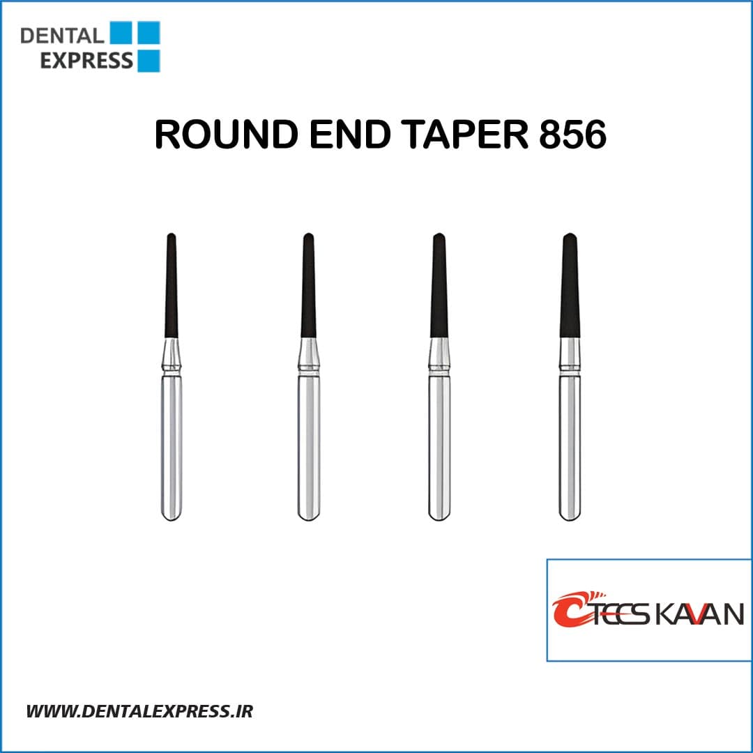 فرز الماسی توربین تیپر تیزکاوان کد 856 (مخروطی سرگرد متوسط ROUND END TAPER)