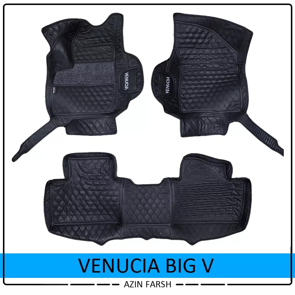 کفپوش 6 بعدی مدل گلدوزی ونوسیا BIG V آذین فرش