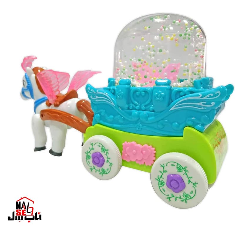 اسباب بازی ناب سل مدل کالسکه حباب دار موزیکال طرح Bubble Carriage with Horse — تصویر ۸