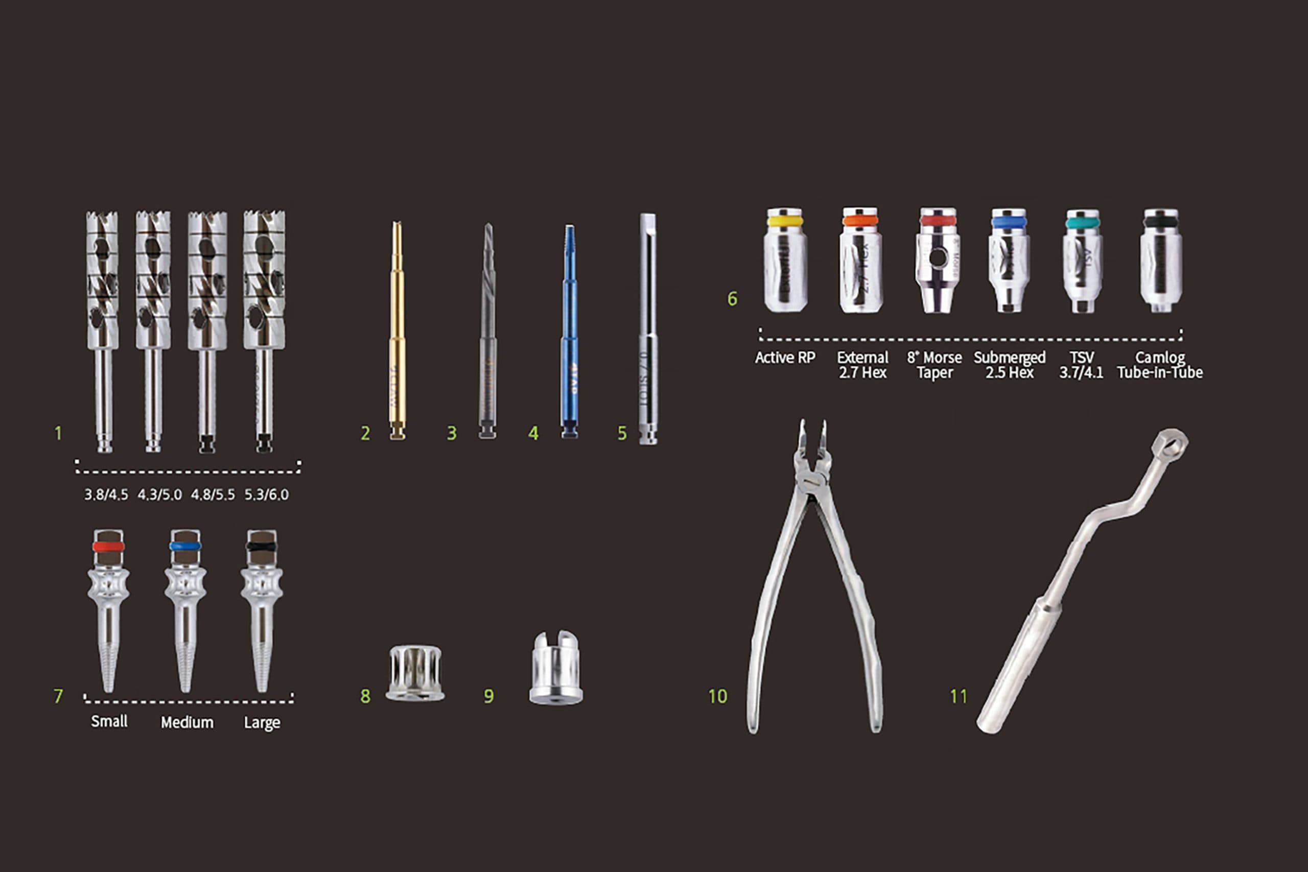 کیت ایمپلنت و اسکرو ریمور Dental studio – Implant & Screw Remover Kit — تصویر ۳