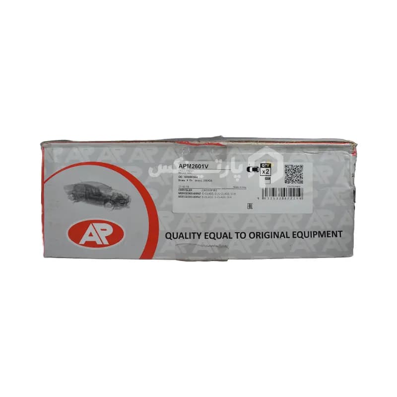 دیسک ترمز جلو مرسدس بنز سری C اتاق 202 و 203 برند ایتالیایی AP مدل APM2601V (2 عددی) — تصویر ۳