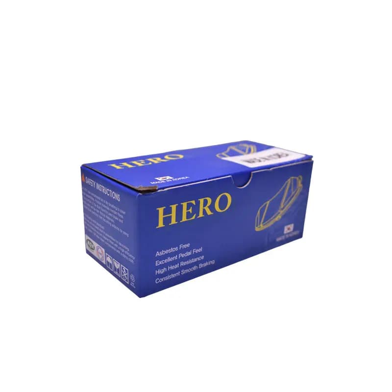 لنت ترمز جلو جک S5 برند هیرو (CTR کره اصلی) کد SMB24501