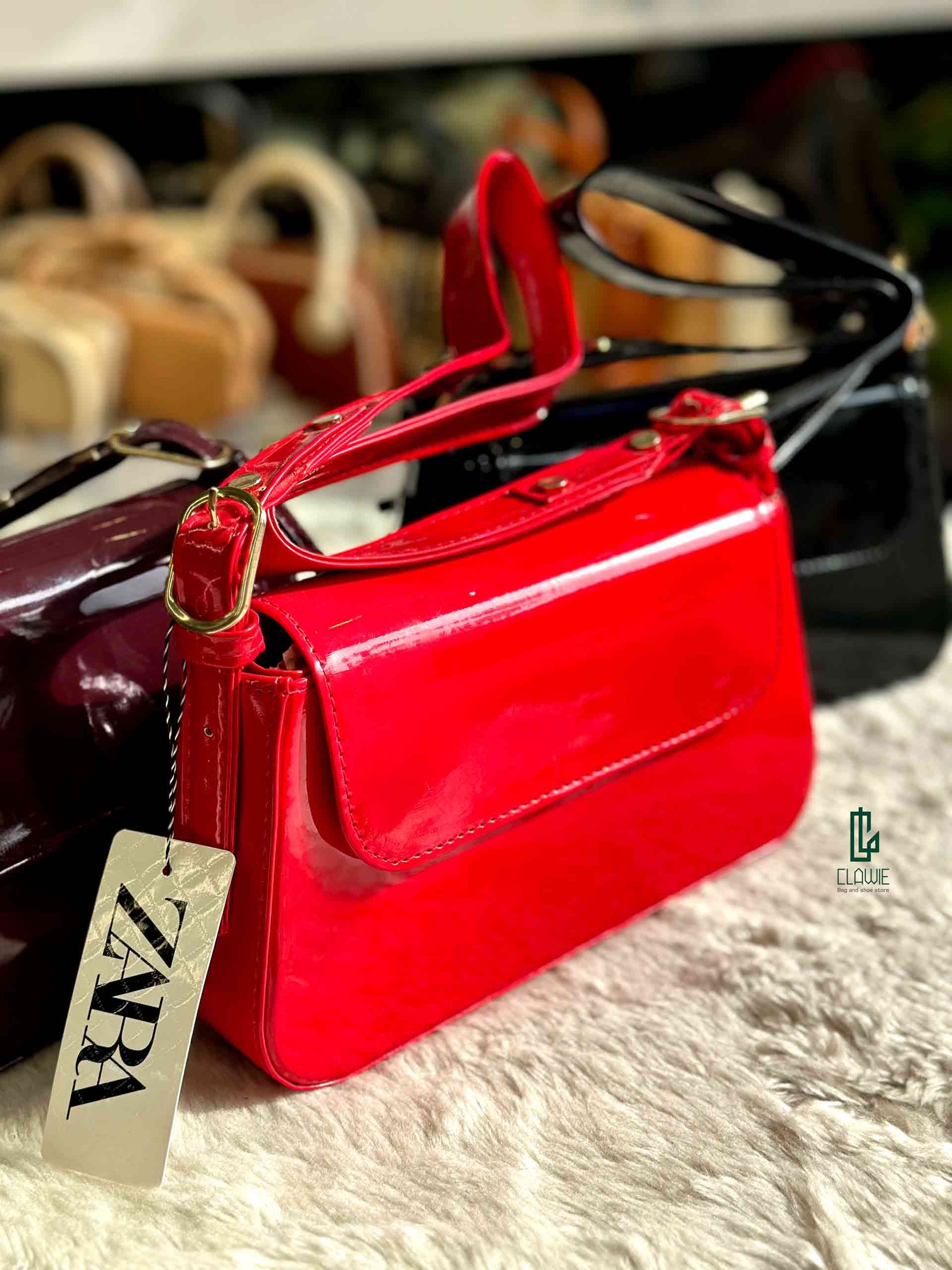 👝 کیف پاسپورتی : زارا_ ورنی — تصویر ۳