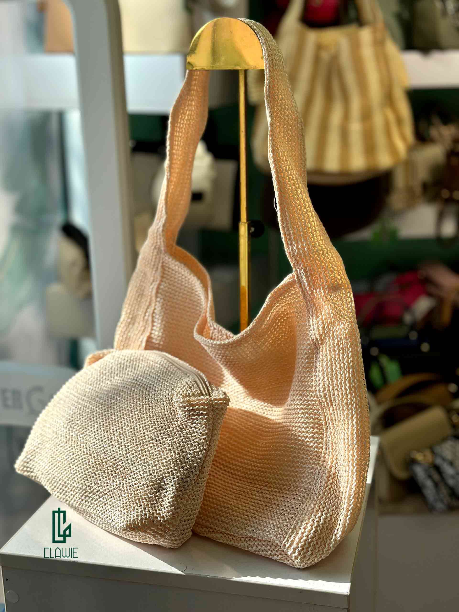 👝 کیف وارداتی تابستونه : حصیری بافت_2 — تصویر ۵
