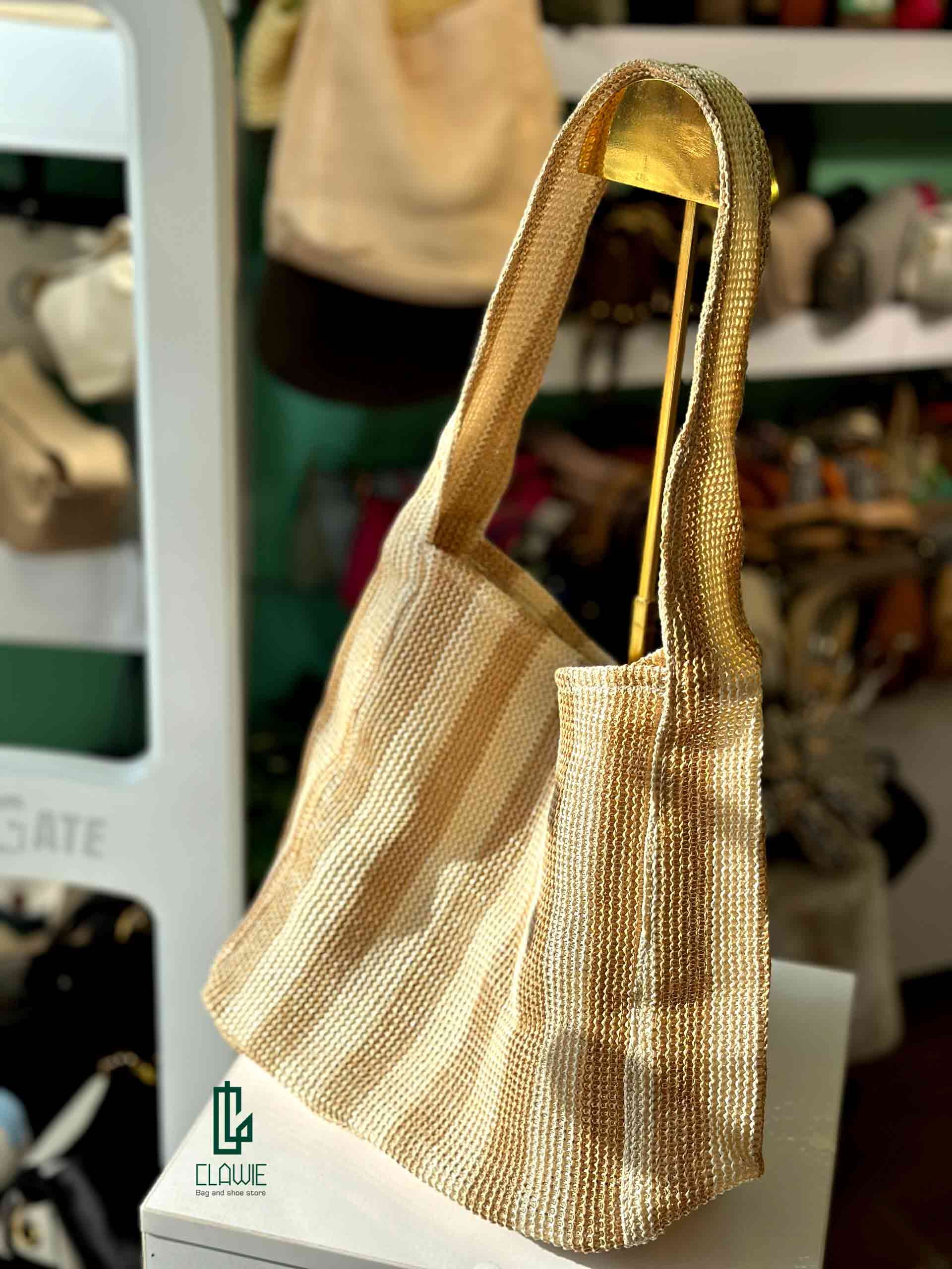 👝 کیف وارداتی تابستونه : حصیری بافت — تصویر ۳
