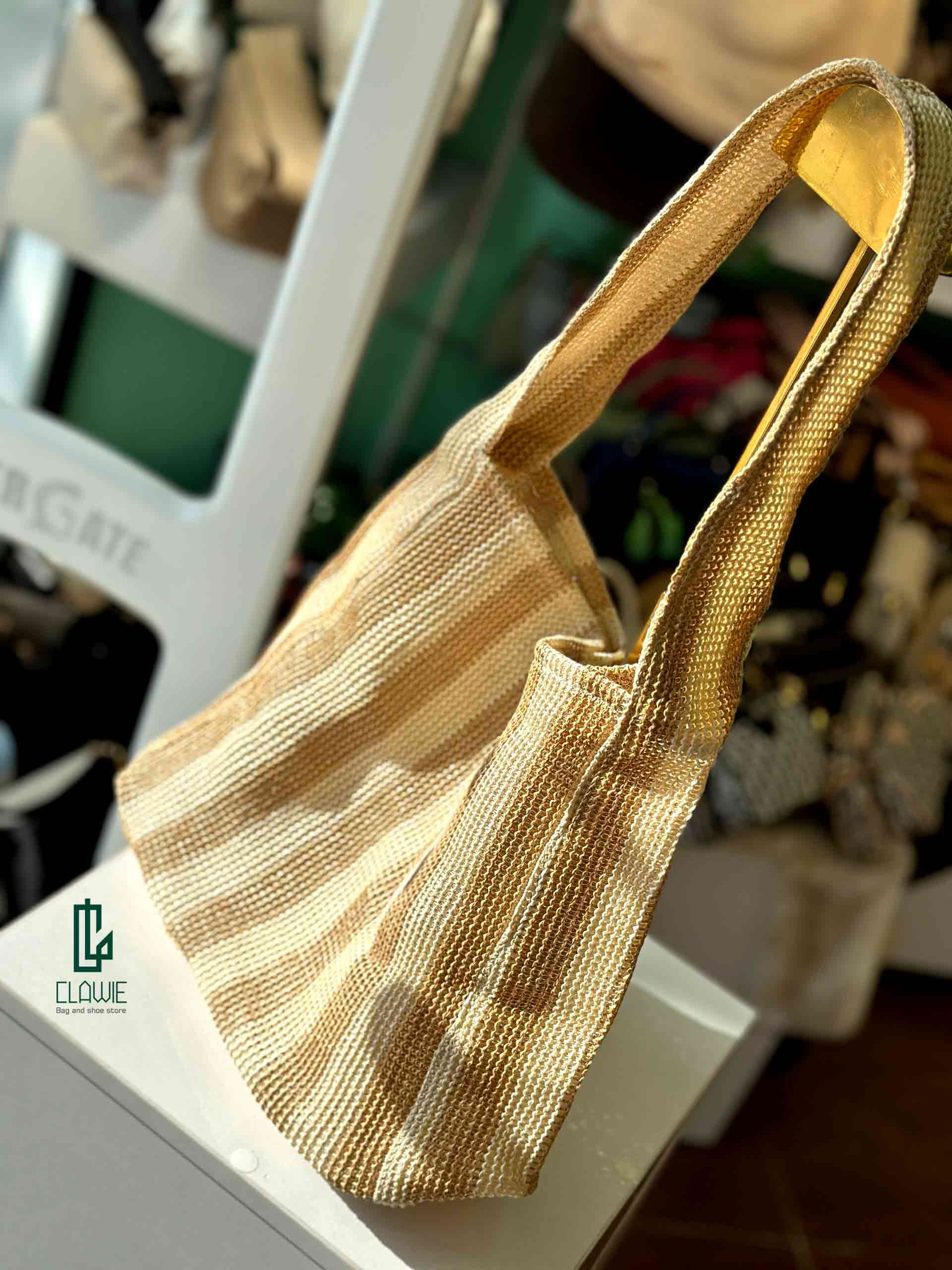👝 کیف وارداتی تابستونه : حصیری بافت — تصویر ۲