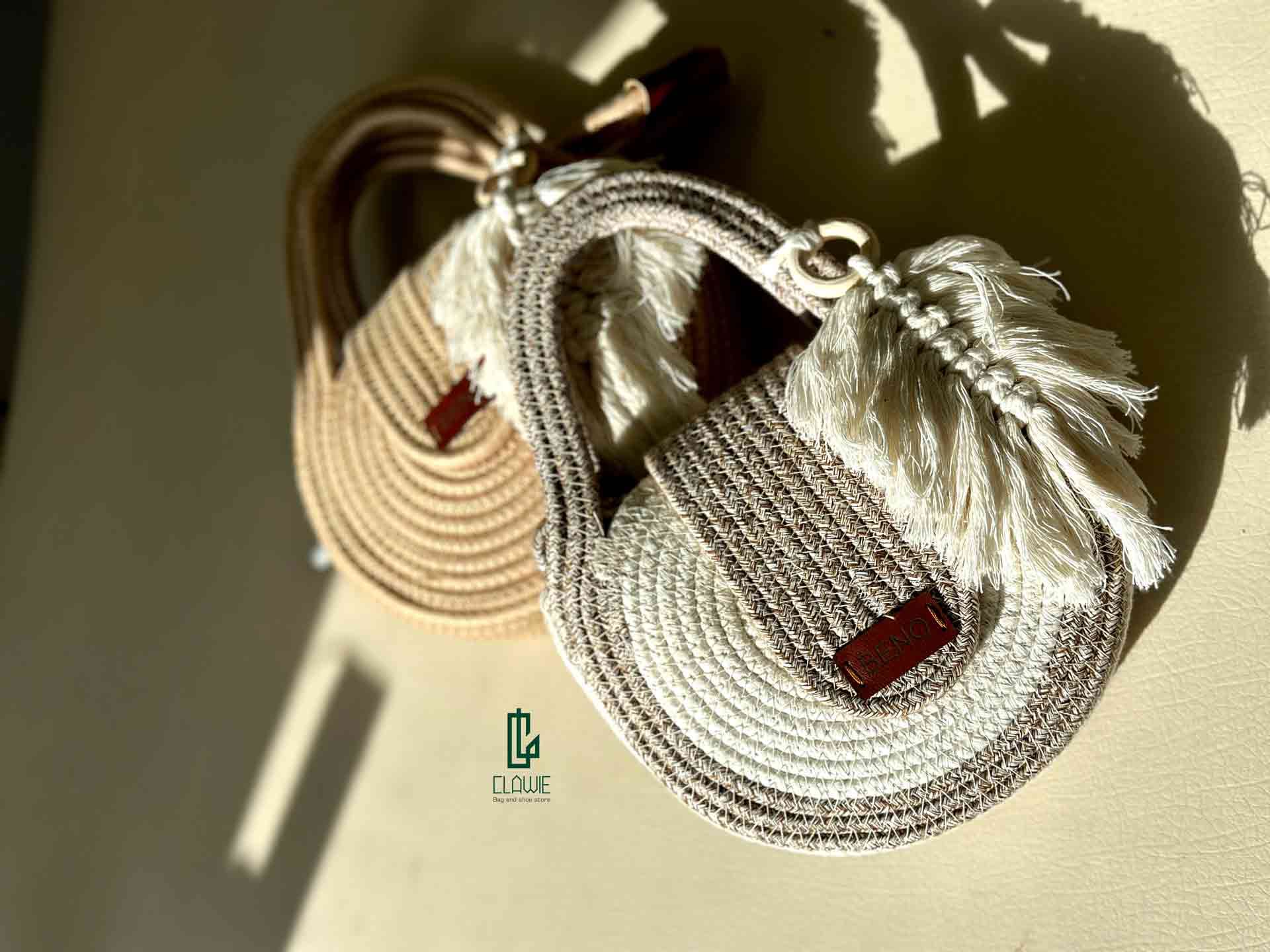 👝 کیف گرد تابستونی : طرح دار