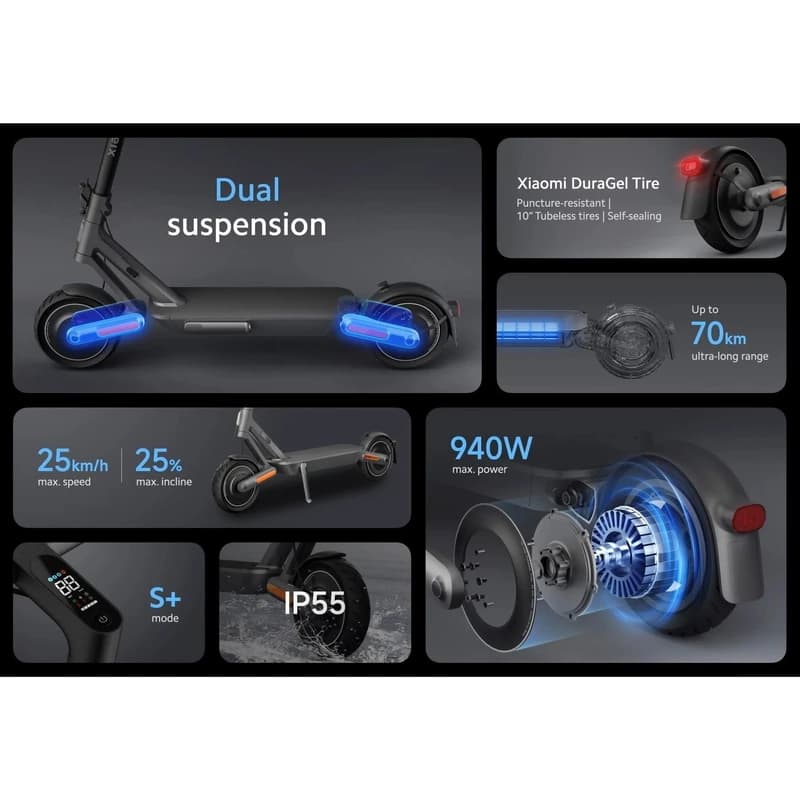 اسکوتر برقی شیائومی مدل Xiaomi Electric Scooter 4 Ultra — تصویر ۵