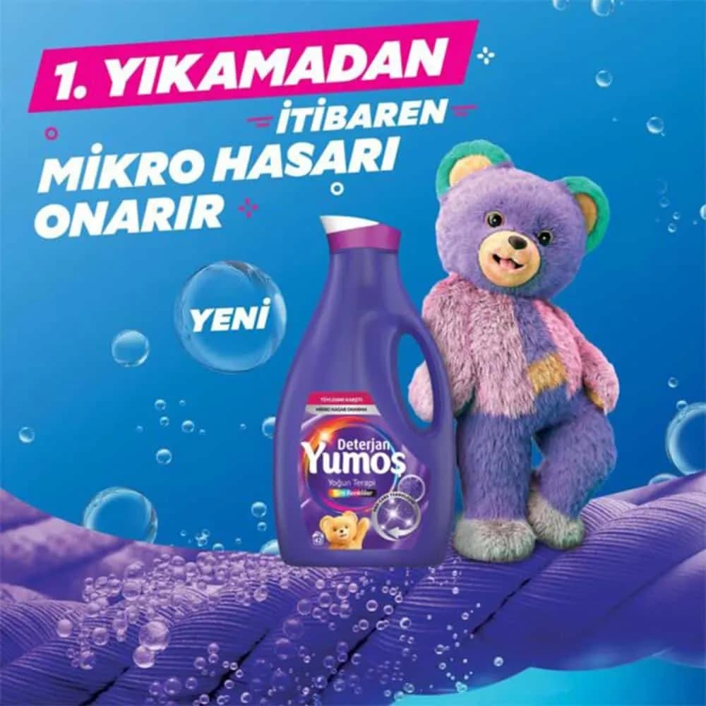 مایع لباسشویی یوموش Yumos مناسب انواع لباس 2520 میل — تصویر ۴