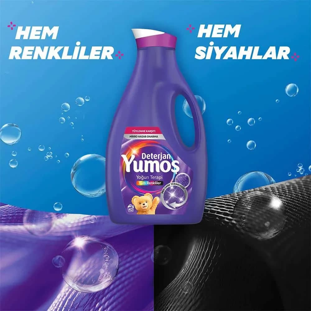 مایع لباسشویی یوموش Yumos مناسب انواع لباس 2520 میل — تصویر ۵