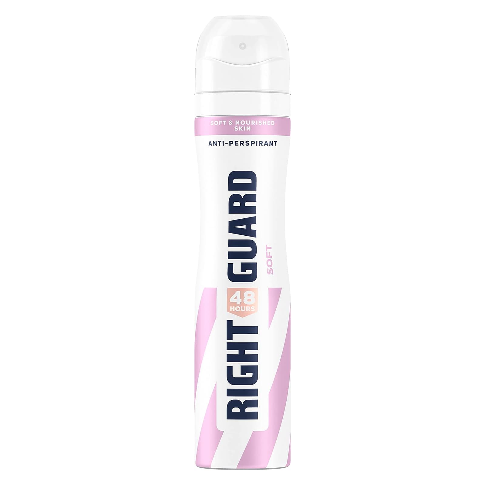 اسپری ضد تعریق زنانه رایت گارد مدل Soft right guard — تصویر ۲