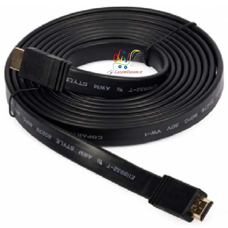 کابل HDMI فلت 5 متری مینی اسکای