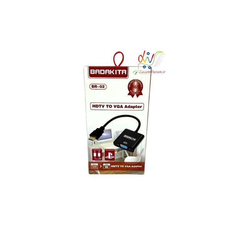 مبدل HDMI به VGA باداکیتا مدل BADAKITA BR-02 — تصویر ۳