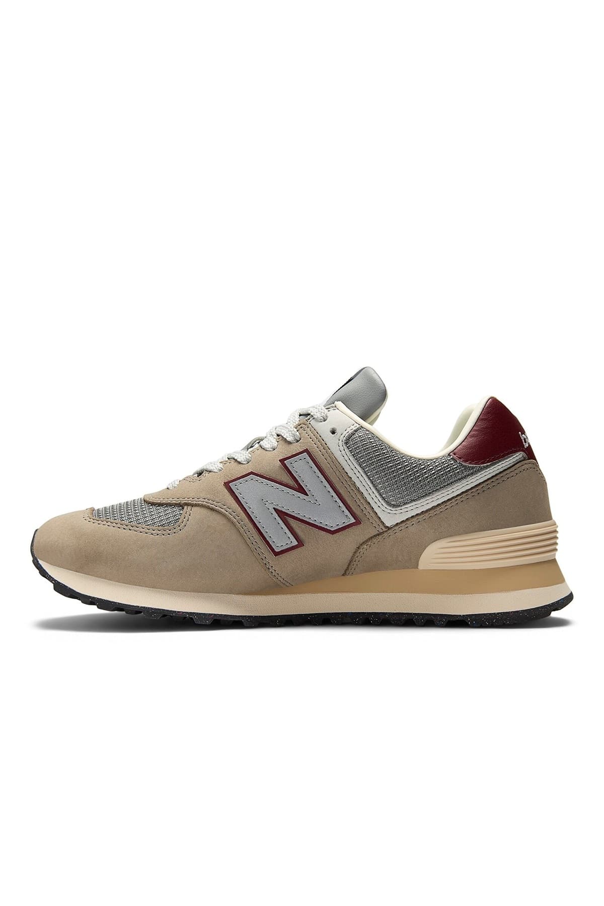 کفش اسنیکر نیو بالانس مردانه منسوجات زرد رنگارنگ اسپرت | New Balance U574SKB ID — تصویر ۲