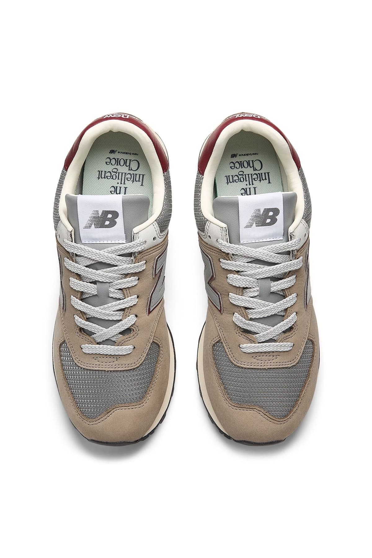 کفش اسنیکر نیو بالانس مردانه منسوجات زرد رنگارنگ اسپرت | New Balance U574SKB ID — تصویر ۳