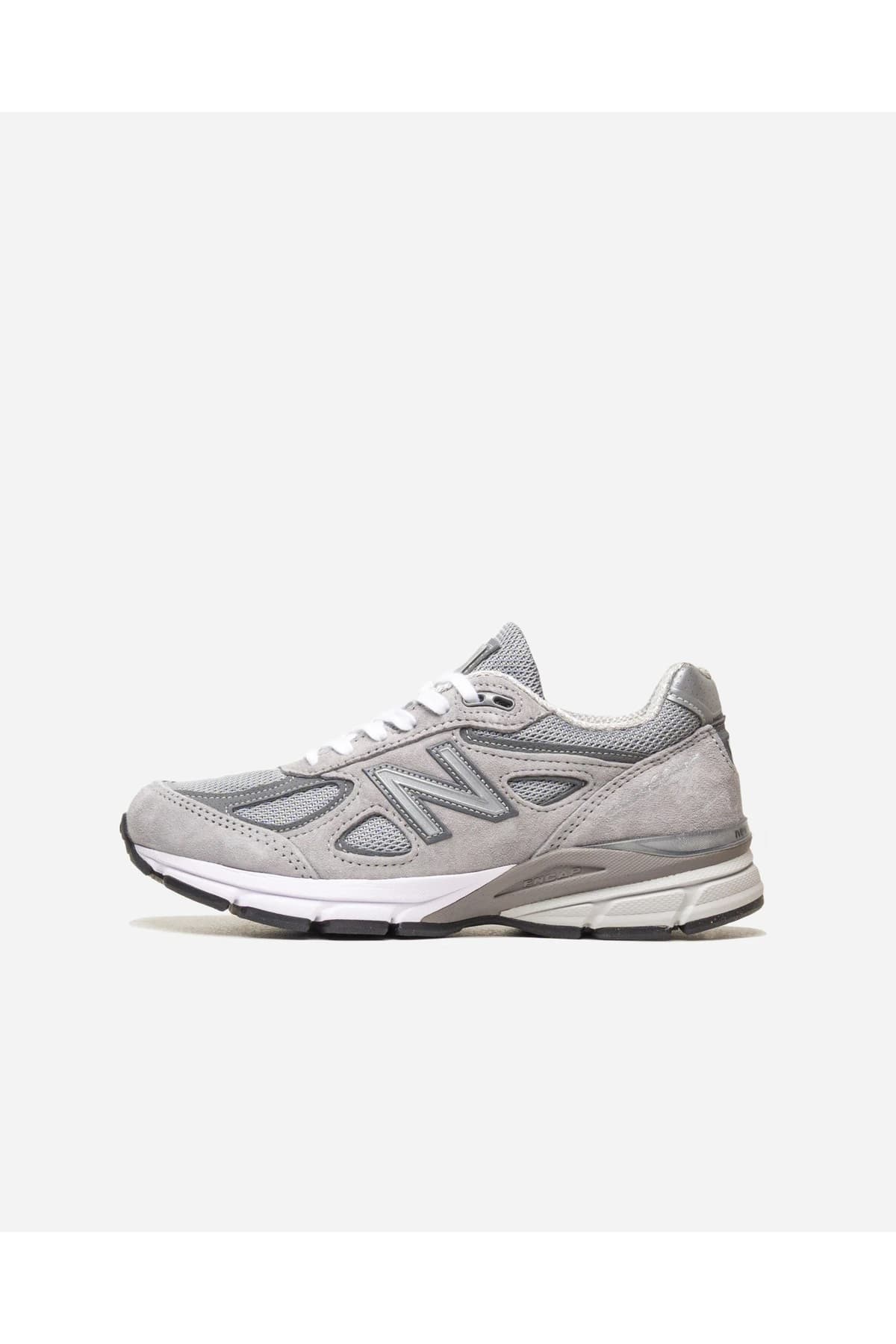 کفش اسنیکر نیو بالانس مردانه پارچه خاکستری بیسیک راسته کژوال/روزمره | New Balance U990GR4 US — تصویر ۲
