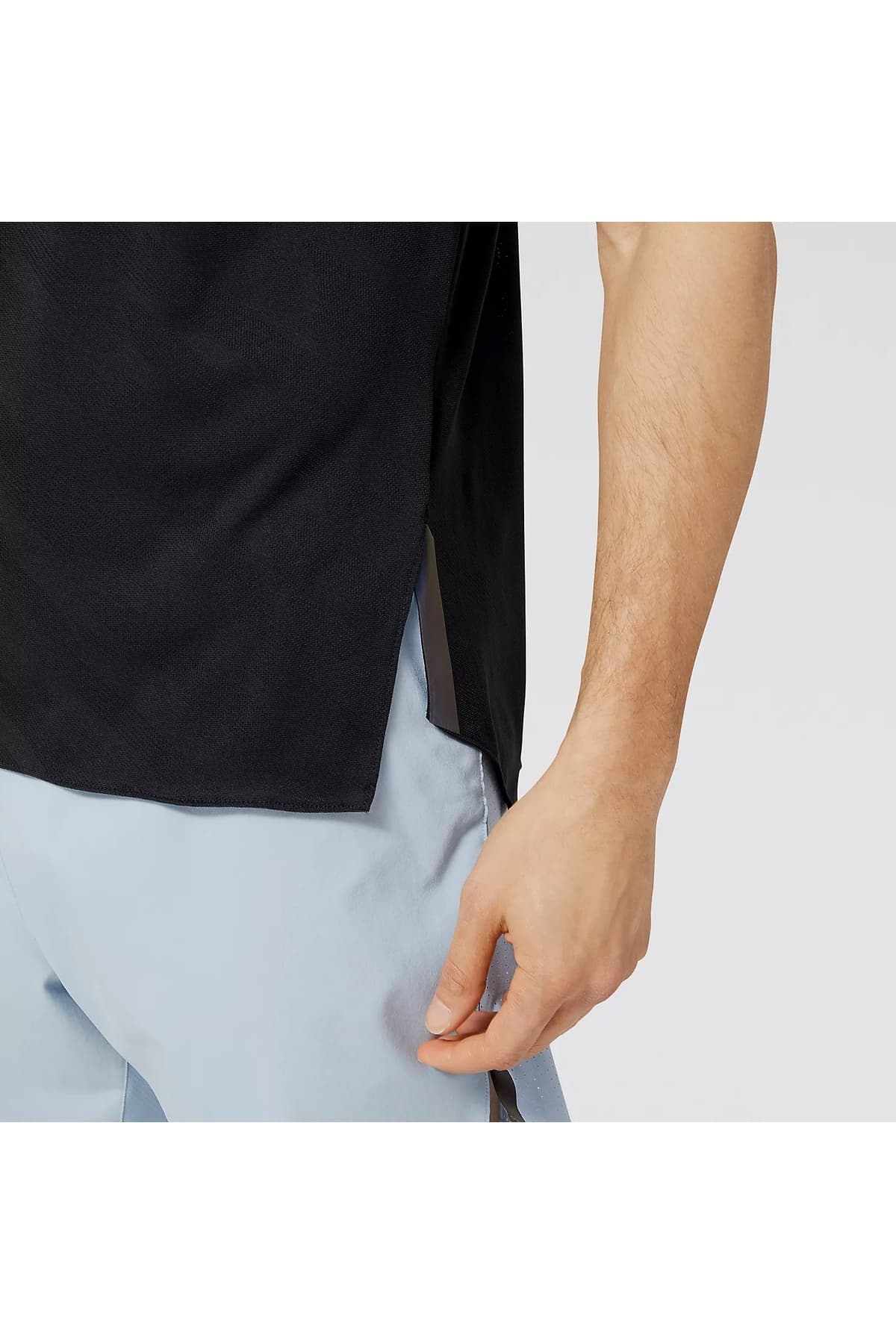 تی شرت ورزشی نیو بالانس مردانه پلی استر مشکی اسپرت راسته Regular/رگولار Regular/رگولار اسپرت | New Balance MT23281-BK VN — تصویر ۴