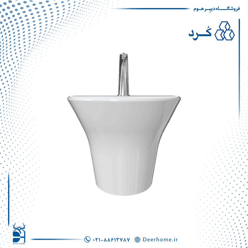 روشویی وال هنگ کانسپت چینی کرد — تصویر ۴