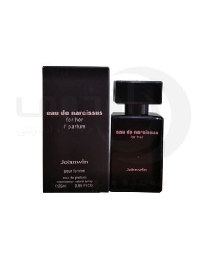 عطر زنانه جانوین مدل نارسیس رودریگز فور هرجعبه مشکی حجم 25 میل