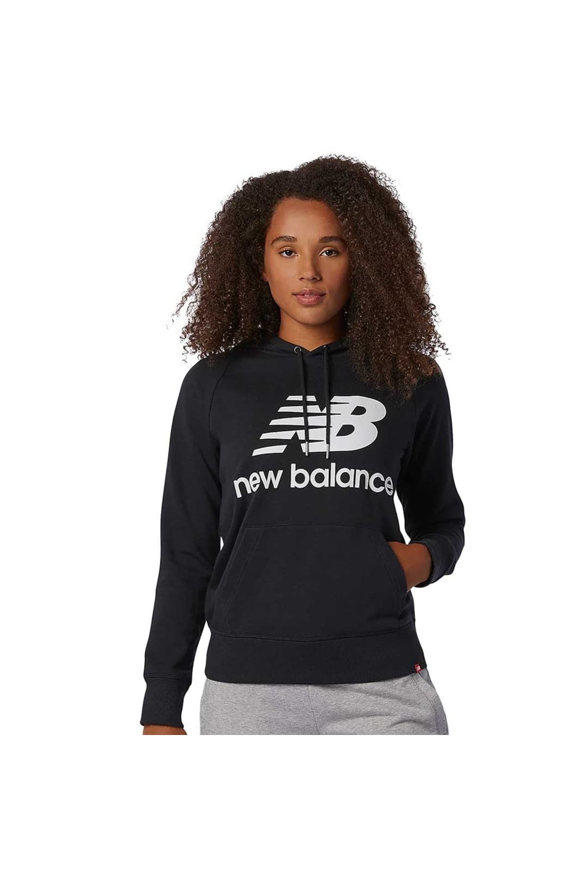 سویشرت نیو بالانس مردانه پنبه ای مشکی اسپرت راسته Regular/رگولار Regular/رگولار اسپرت | New Balance WT03550-BK VN