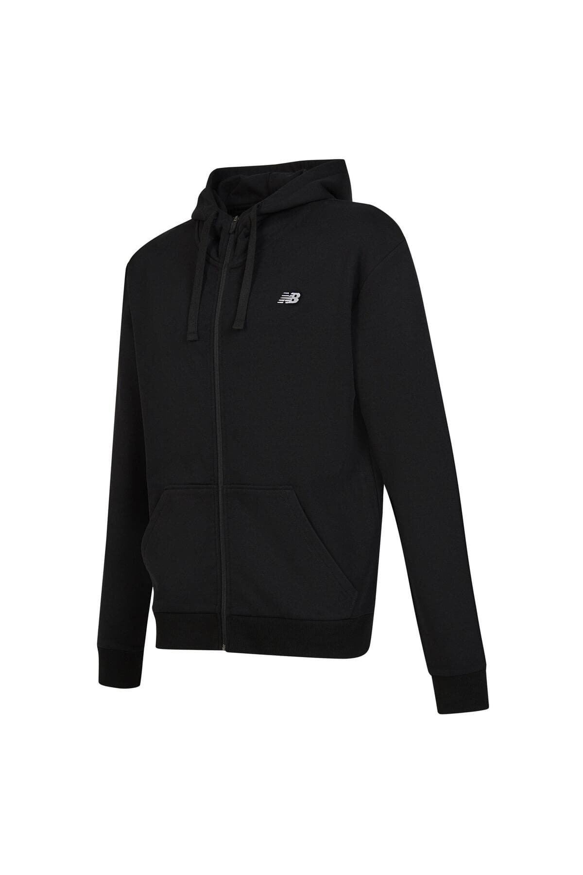 سویشرت اسپرت نیو بالانس مردانه پنبه ای مشکی اسپرت راسته Regular/رگولار جاگر اسپرت | New Balance MNJ3526-BK TR