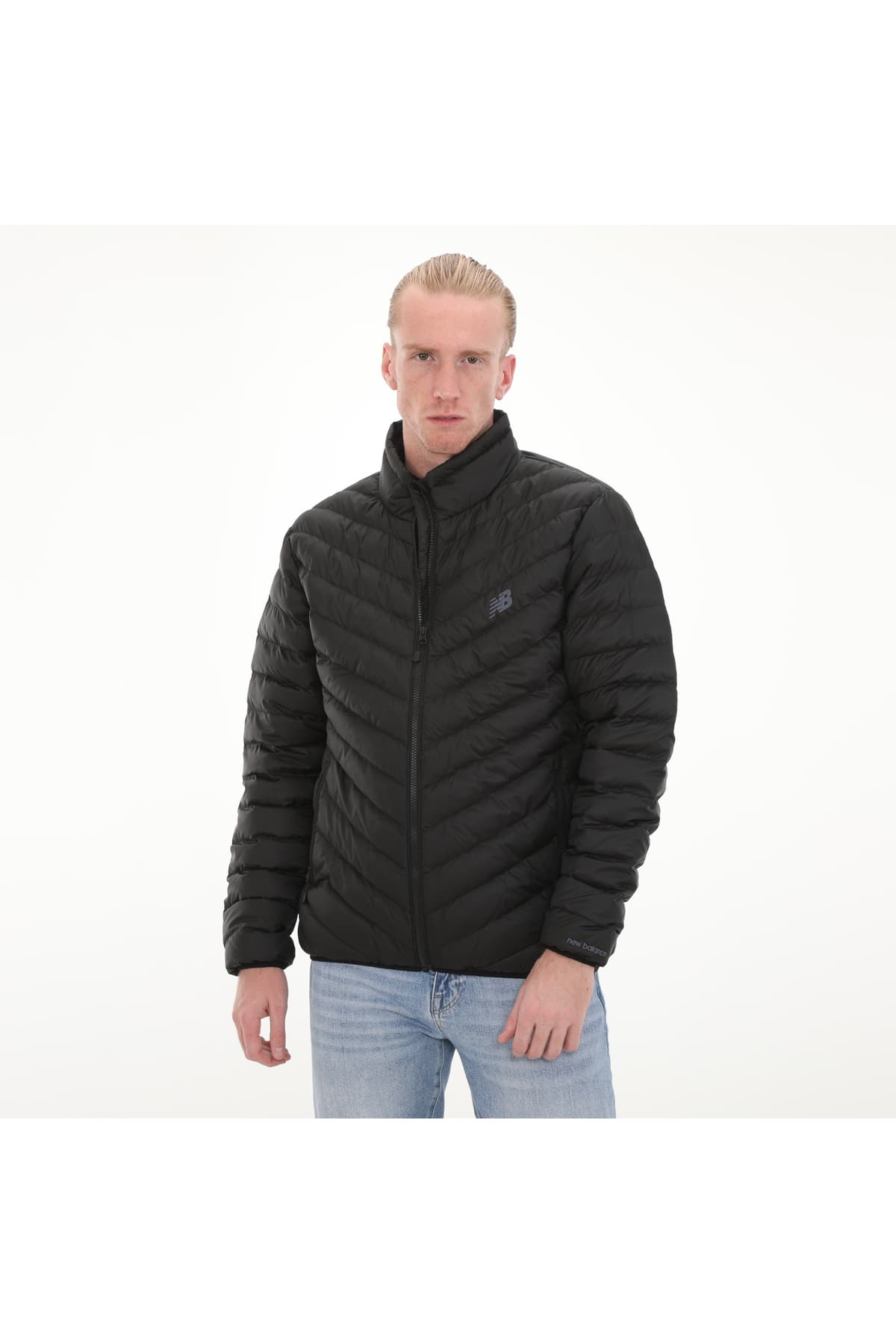 کاپشن نیو بالانس مردانه مشکی راسته Regular/رگولار اسپرت | New Balance MNJ3232-BK TR