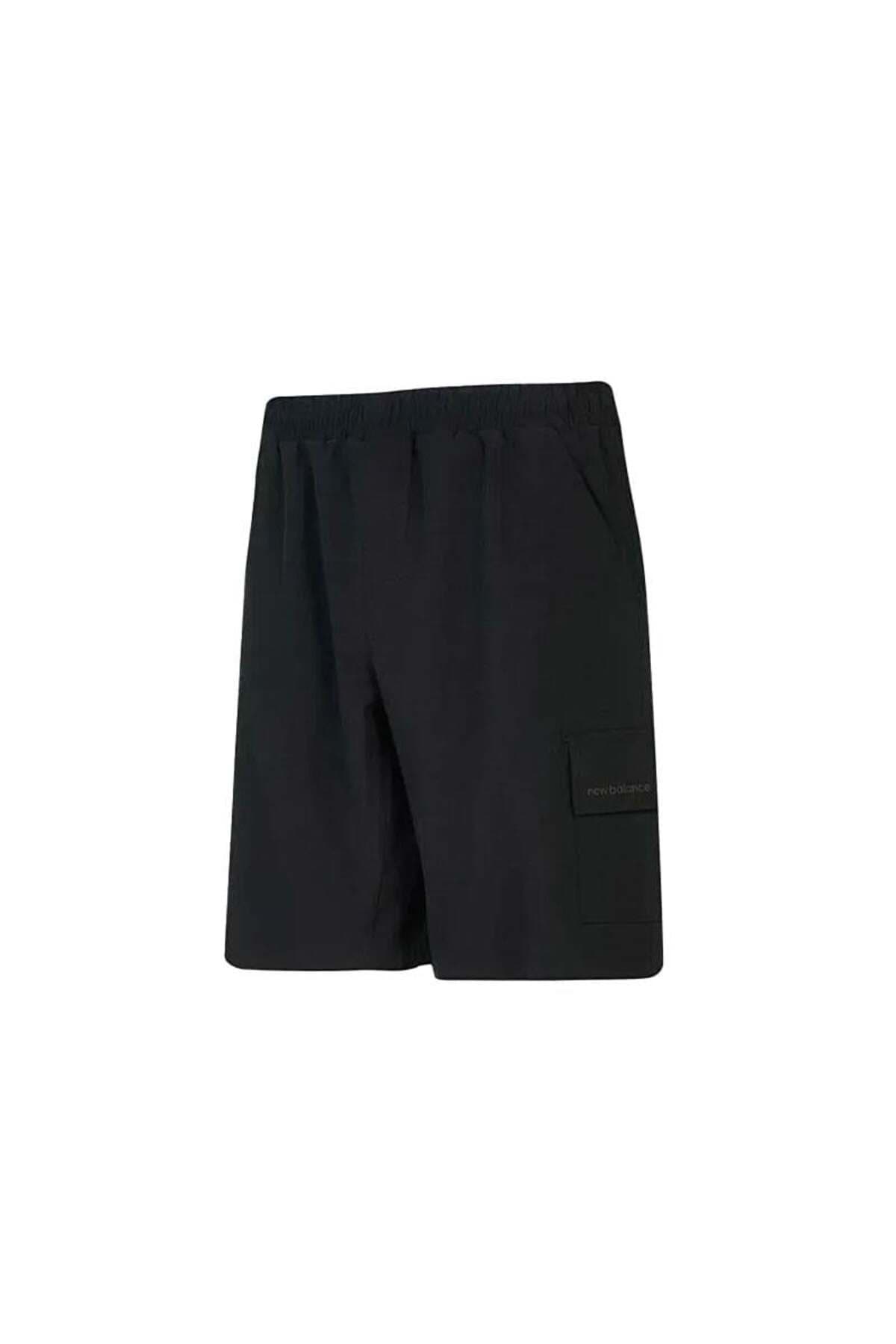 شورت ورزشی نیو بالانس مردانه پارچه مشکی راسته Regular/رگولار | New Balance TYC5d2d156317c1efbadd077 TR