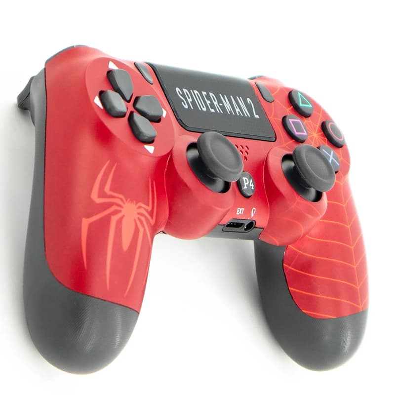 دسته بازی پلی استیشن 4 کاستوم طرح Spider-Man 2 برند Play X — تصویر ۳