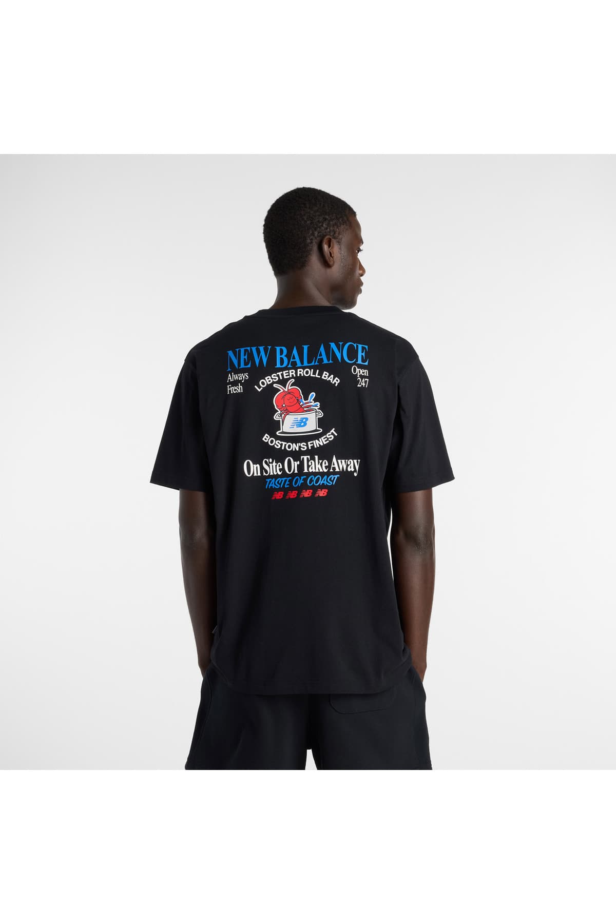 تی شرت نیو بالانس مردانه مشکی راسته Regular/رگولار T-shirt کژوال/روزمره | New Balance 7032760901 VN — تصویر ۳