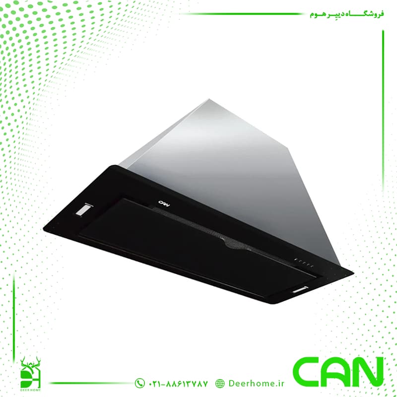 هود مخفی کن مدل آرتیما 4 (مشکی و استیل)
