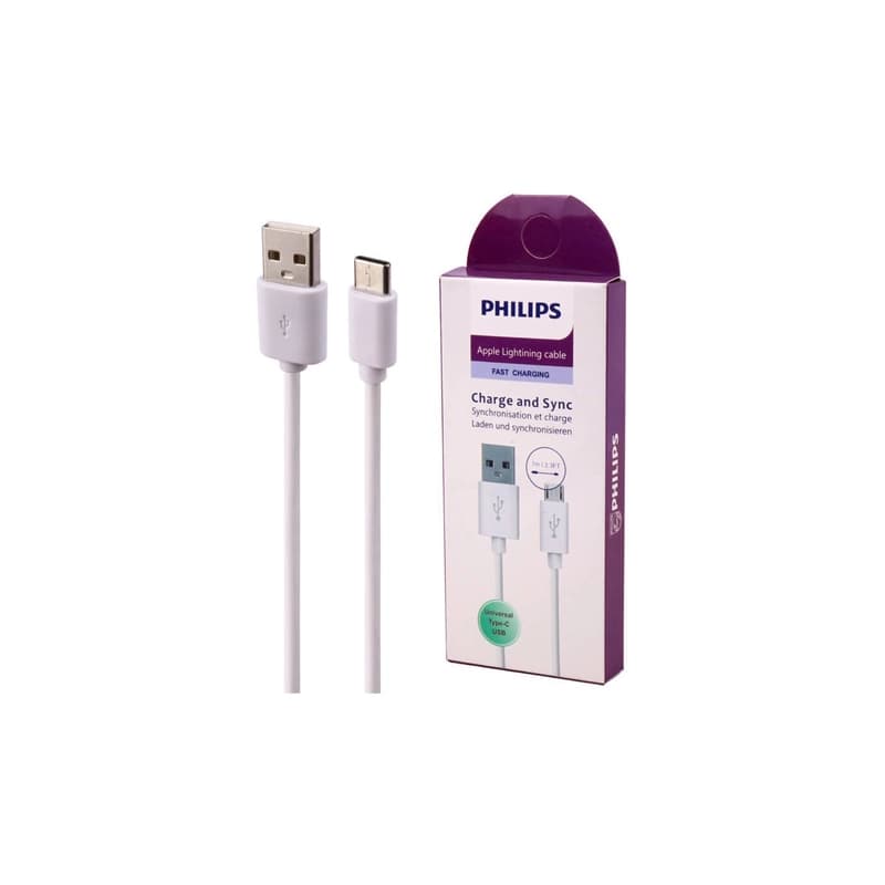 کابل شارژ تایپ سی PHILIPS
